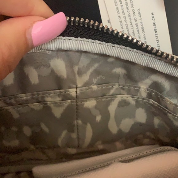 NWT leather tie dye crossbody handbag by Aimee Kestenberg - Picture 11 of 13